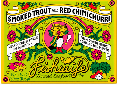 Fishwife Smoked Trout Red Chimichurri  – 3.7 oz - International Loft