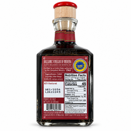 Giuseppe Giusti Gran Deposito 3 Gold Medals Aceto Balsamico Di Modena Aged Artisan Italian Balsamic Vinegar , 8.45 Fl Oz