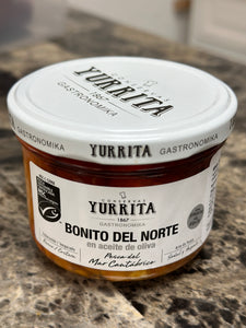 Yurrita White Tuna with Piquillo Peppers In Glass Jar 225g