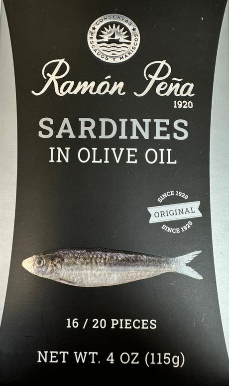 Ramon Pena Sardines in Olive Oil 4 oz (115g) - International Loft
