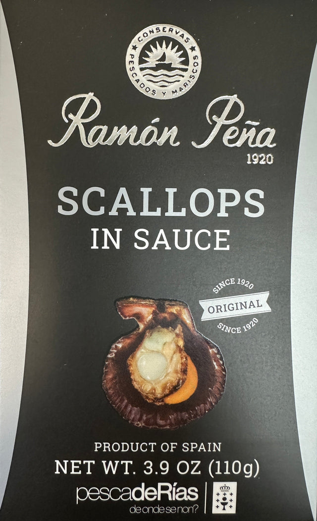 Ramon Pena Small Scallops in Sauce - Zamburinas 4.6 oz (130 g) - International Loft