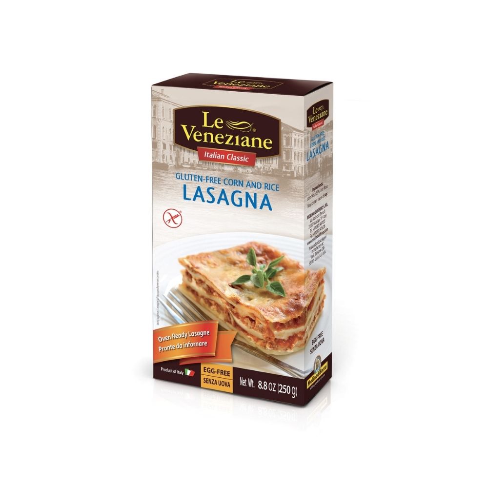 Le Veneziane Gluten Free Pasta - Lasagne - 8.8 Oz Package - International Loft