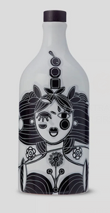 Antico Frantoio Muraglia, Italian Extra Virgin Olive Oil, Mother Nature Ceramic Jar Ceramic Bottle 17 Fl.oz - International Loft