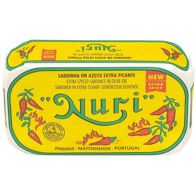 NURI Portuguese EXTRA SPICED Sardines in Olive Oil - International Loft