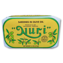 Load image into Gallery viewer, NURI Portuguese Sardines in Pure Olive Oil - 10 Pack - International Loft
