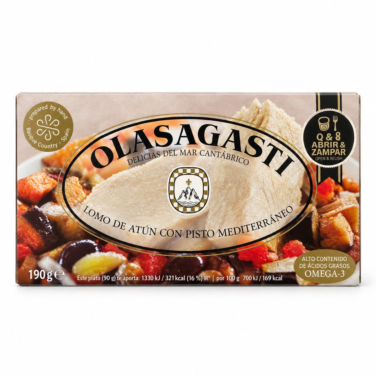 Olasagasti Tuna Fillet with Mediterranean Ratatouille