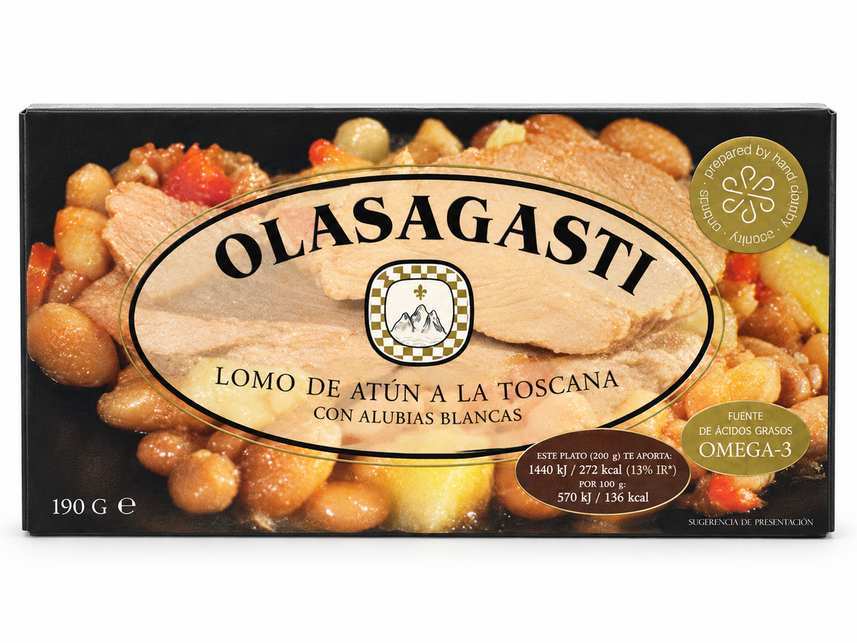 Olasagasti Tuna Fillets a la TOSCANA (w/white beans)