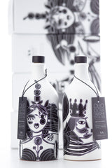 Antico Frantoio Muraglia, Italian Extra Virgin Olive Oil, Mother Nature Ceramic Jar Ceramic Bottle 17 Fl.oz - International Loft