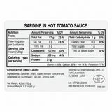 Manná Sardines in Hot Tomato Sauce – 4.2 oz (120 g)
