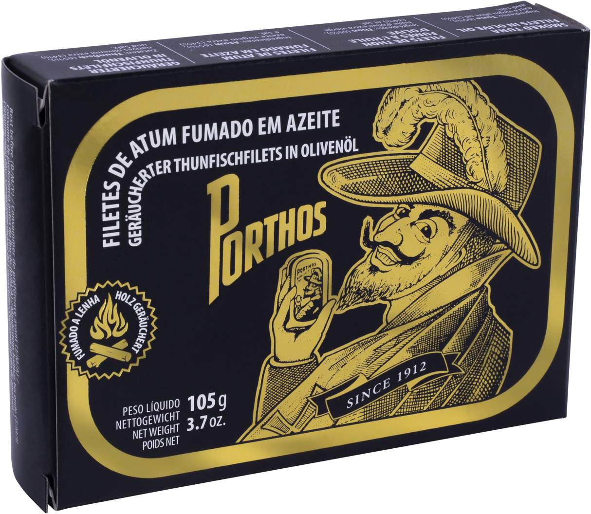 Porthos Smoked Tuna Fillets in Olive Oil