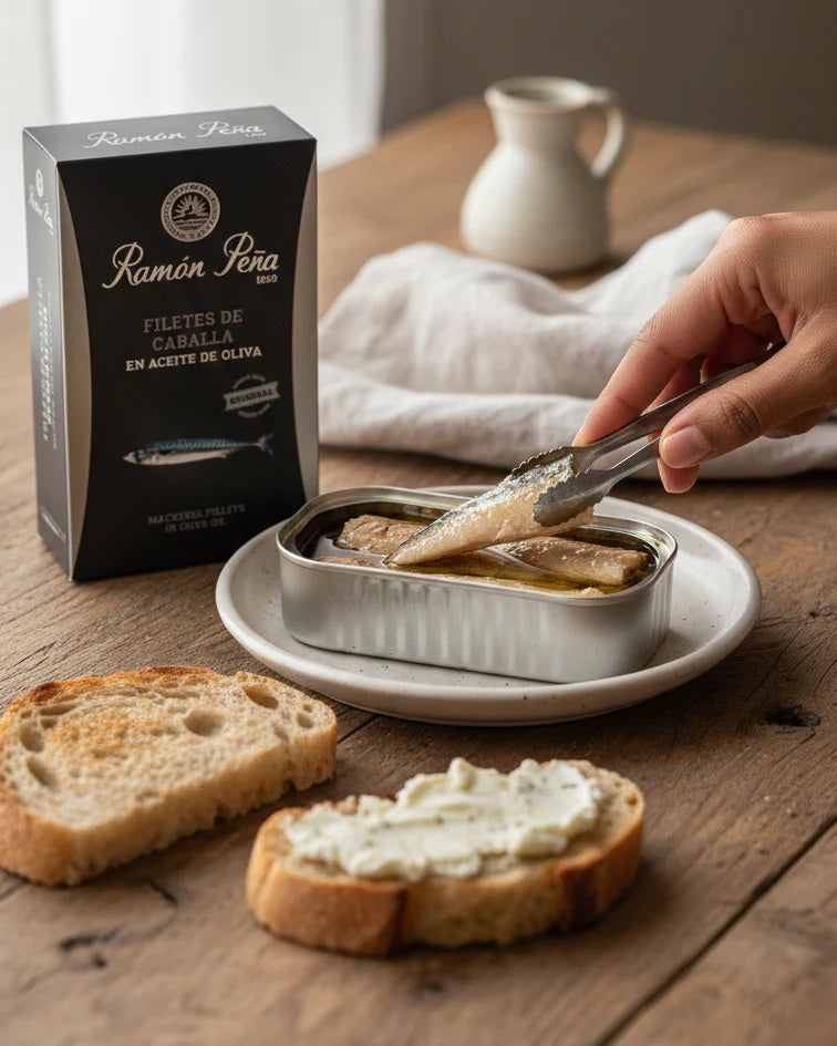 Ramon Peña Mackerel Fillets 4oz (115g)