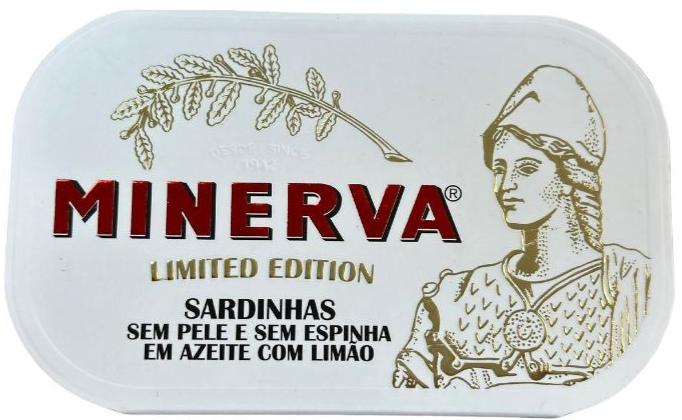 Minerva Limited Edition Sardines Skinless & Boneless in Olive Oil with Lemon