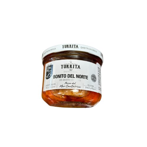 Yurrita White Tuna with Piquillo Peppers In Glass Jar 225g