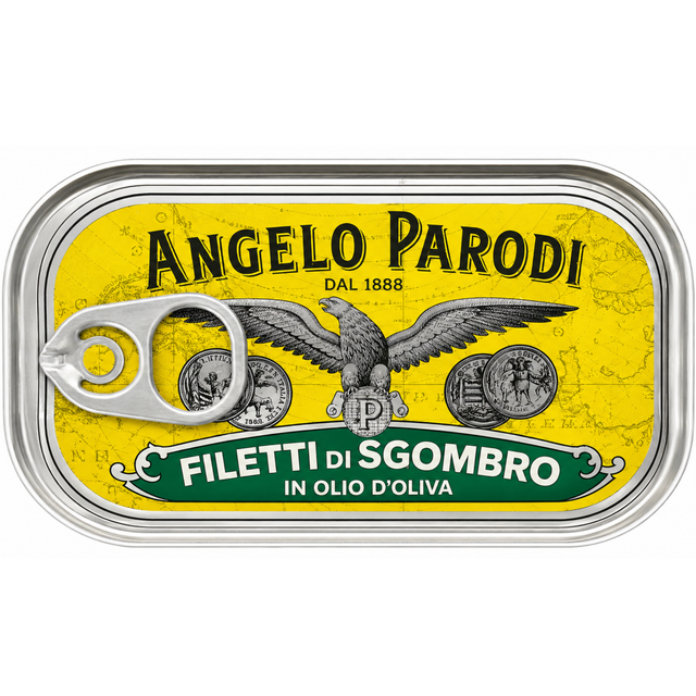 Angelo Parodi Mackerel Fillets in pure olive oil - International Loft