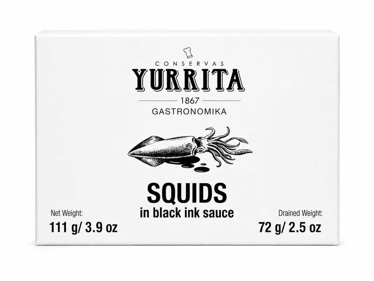 Yurrita Chipirones – Baby Squid in Ink Sauce