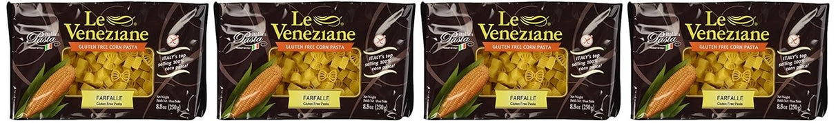 Le Veneziane Gluten Free Pasta -Farfalle - 8.8 Oz Package