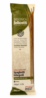 Felicetti Organic Whole Wheat Spaghetti Pasta - Special Savings – Best By Date: December, 2026 - Save 50% at Checkout
