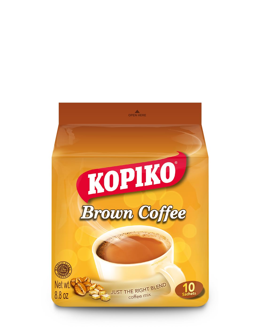 ここあ ページ Kopiko Brown Coffee Mix 8.8 Oz 10 Packet Bag – International Loft