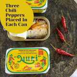 NURI Portuguese EXTRA SPICED Sardines in Olive Oil - International Loft