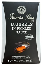 Load image into Gallery viewer, Ramon Pena Mussels in Pickled Sauce 3.9 oz (110g)
