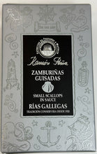 Load image into Gallery viewer, Ramon Pena Small Scallops in Sauce - Zamburinas 4.6 oz (130 g)
