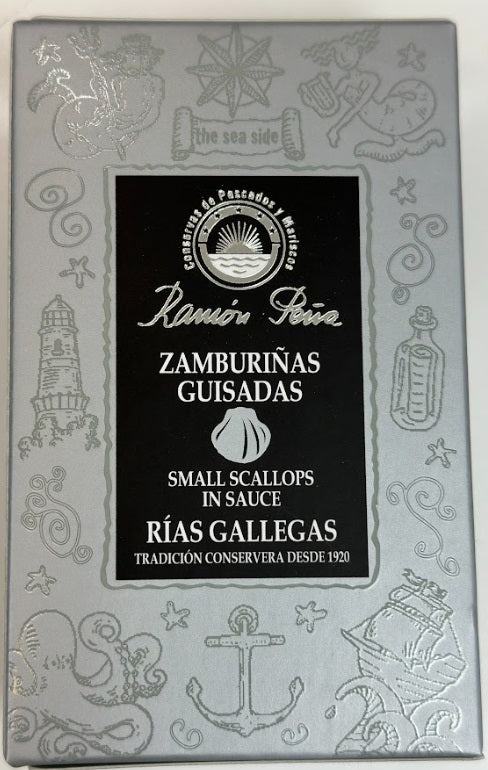 Ramon Pena Small Scallops in Sauce - Zamburinas 4.6 oz (130 g)