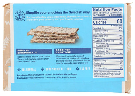Wasa Light Rye Crispbread