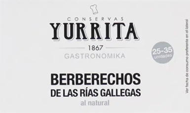 Yurrita Berberechos de Rías Gallegas 111g