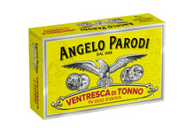 Load image into Gallery viewer, Angelo Parodi Ventresca Yellowfin Tuna in Pure Olive Oil - International Loft
