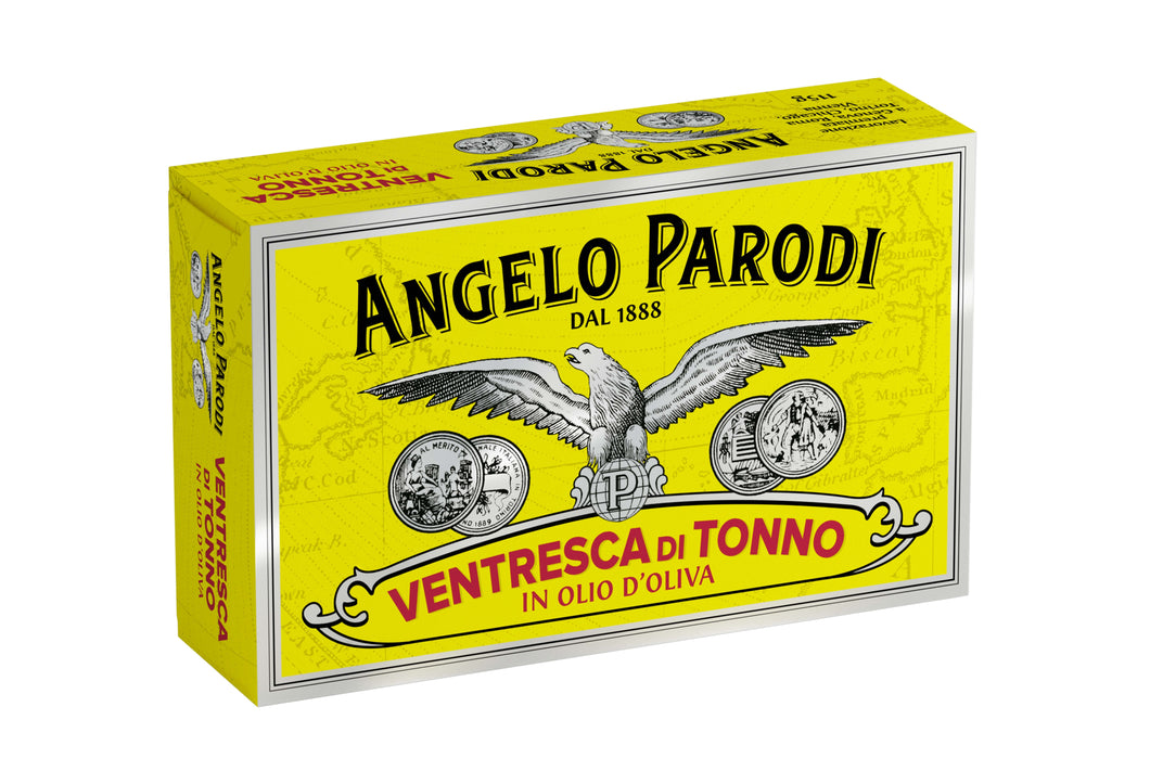 Angelo Parodi Ventresca Yellowfin Tuna in Pure Olive Oil - International Loft