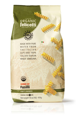 Felicetti Organic Fusilli Pasta 1 lb Package - International Loft