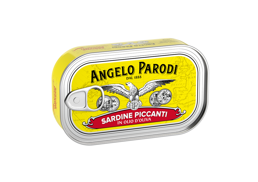 Angelo Parodi Premium Spicy Sardines in Olive Oil - International Loft