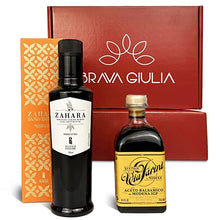 Load image into Gallery viewer, Brava Giulia Balsamic Vinegar And EVOO Duo Gift Box - International Loft
