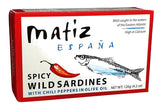 Matiz Spicy Sardines in Olive Oil and Piri Piri Pepper - International Loft