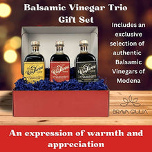 Load image into Gallery viewer, Brava Giulia Balsamic Vinegar Trio Gift Box - International Loft
