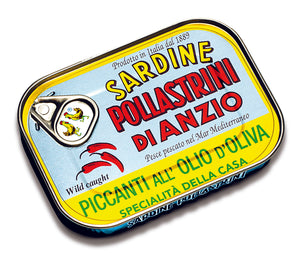 POLLASTRINI DI ANZIO Spiced Sardines in Olive Oil - International Loft