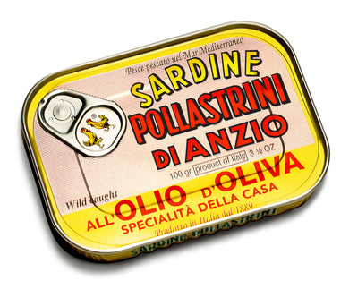 POLLASTRINI DI ANZIO Sardines in Olive Oil - International Loft