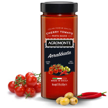 Load image into Gallery viewer, AGROMONTE Arrabbiata Cherry Tomato Pasta Sauce, 20.46oz - International Loft
