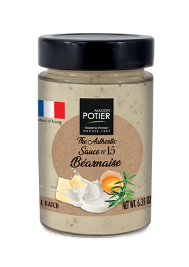 Maison Potier Bearnaise Sauce, The Authentic Sauce N. 15, 6.35oz Jar - International Loft