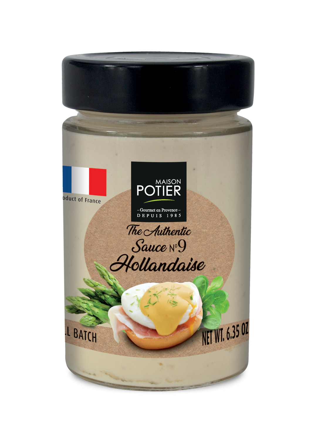 Maison Potier Hollandaise Sauce, The Authentic Sauce N. 9, 6.35oz Jar - International Loft