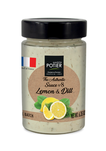 Maison Potier Lemon and Dill Sauce, The Authentic Sauce N. 8, 6.35oz Jar - International Loft