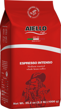 Load image into Gallery viewer, Aiello Caffé Italian Espresso Intenso Coffee Beans, Medium Roasted Whole Bean Coffee Blend - International Loft
