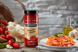 AGROMONTE Cherry Tomato and Roasted Garlic Pasta Sauce, 20.46oz - International Loft
