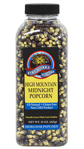 Fireworks Popcorn High Mountain Midnight Popcorn - 15 Ounce Bottles - International Loft
