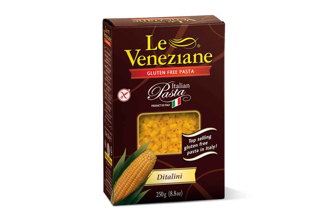 Le Veneziane Gluten Free Pasta - Ditalini - 8.8 Oz Package - International Loft