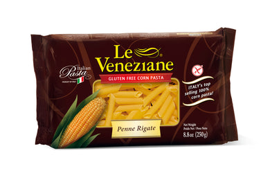 Le Veneziane Gluten Free Pasta - Penne Rigate - 8.8 Oz Package - International Loft