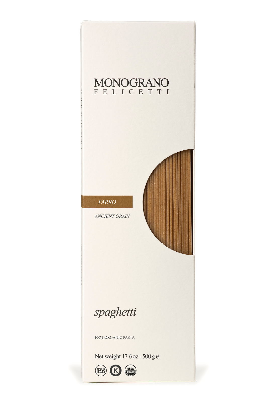 Felicetti MONOGRANO FARRO Spaghetti 17.6 oz Package - International Loft
