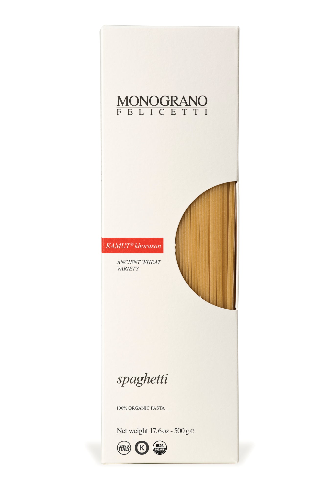 Felicetti MONOGRANO KAMUT Spaghetti 17.6 oz Package - International Loft