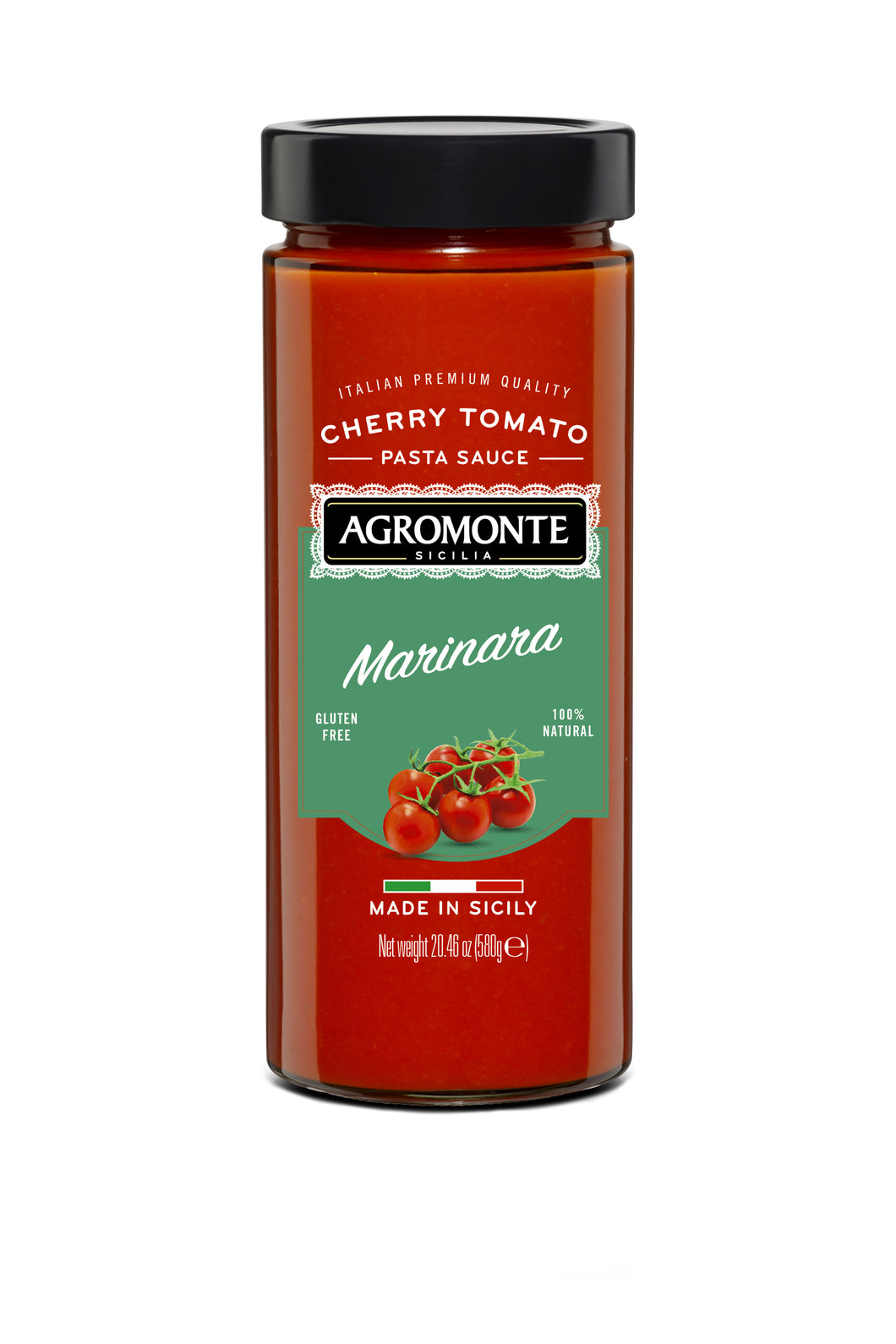 AGROMONTE Marinara Cherry Tomato Pasta Sauce, 20.46oz - International Loft