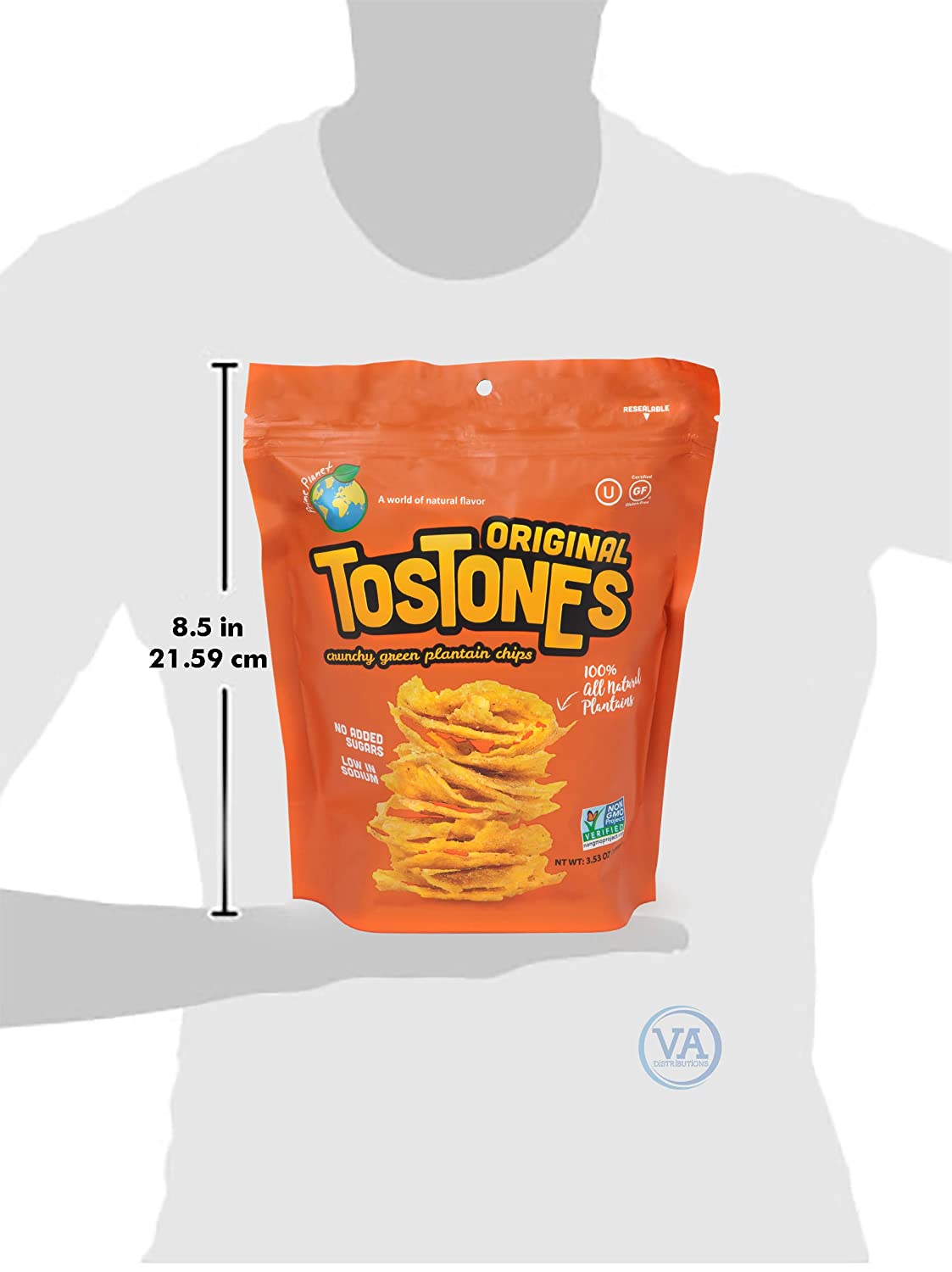 Prime Planet Tostones Original Flavor 3.53 oz Resealable Package - International Loft
